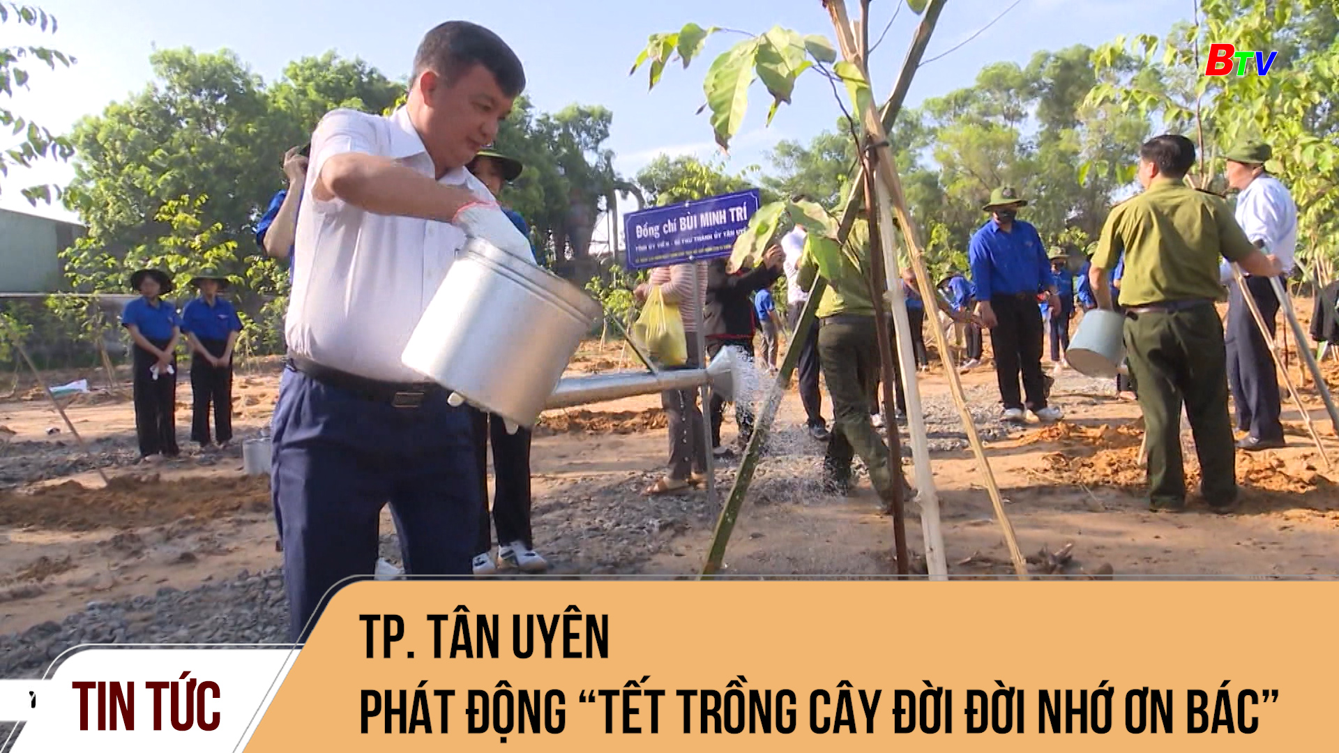 Tp. Tân Uyên phát động “Tết trồng cây đời đời nhớ ơn Bác”